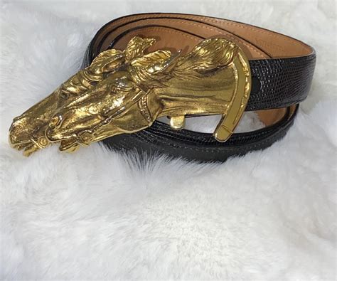 vintage gucci horse belt|vintage Gucci belt men's.